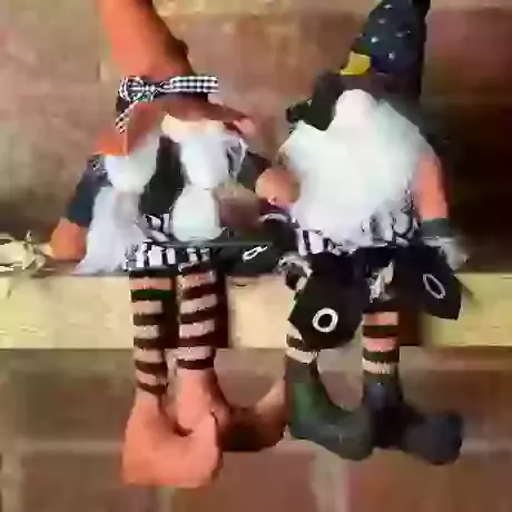 Orange & Black Witch & Wizard Gonk 